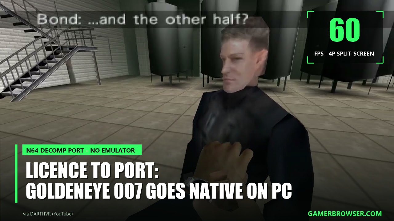 GoldenEye 007 native PC port (decomp-based)