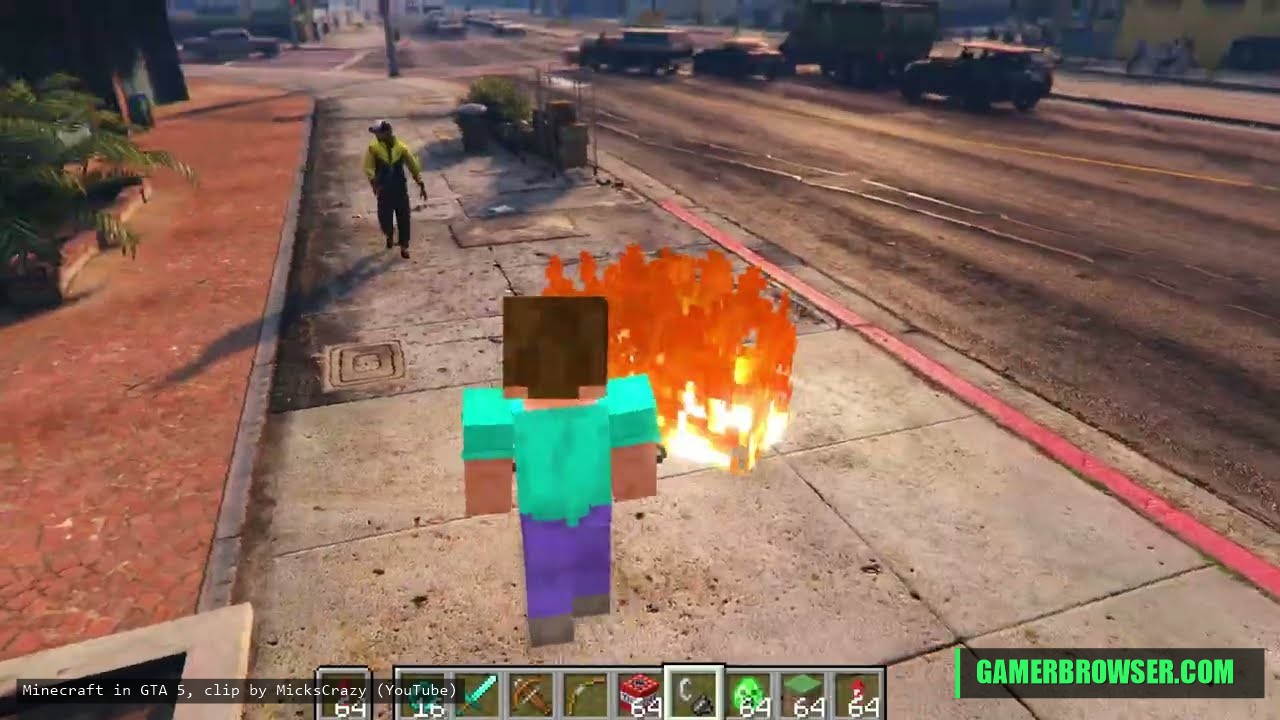 Minecraft × GTA V