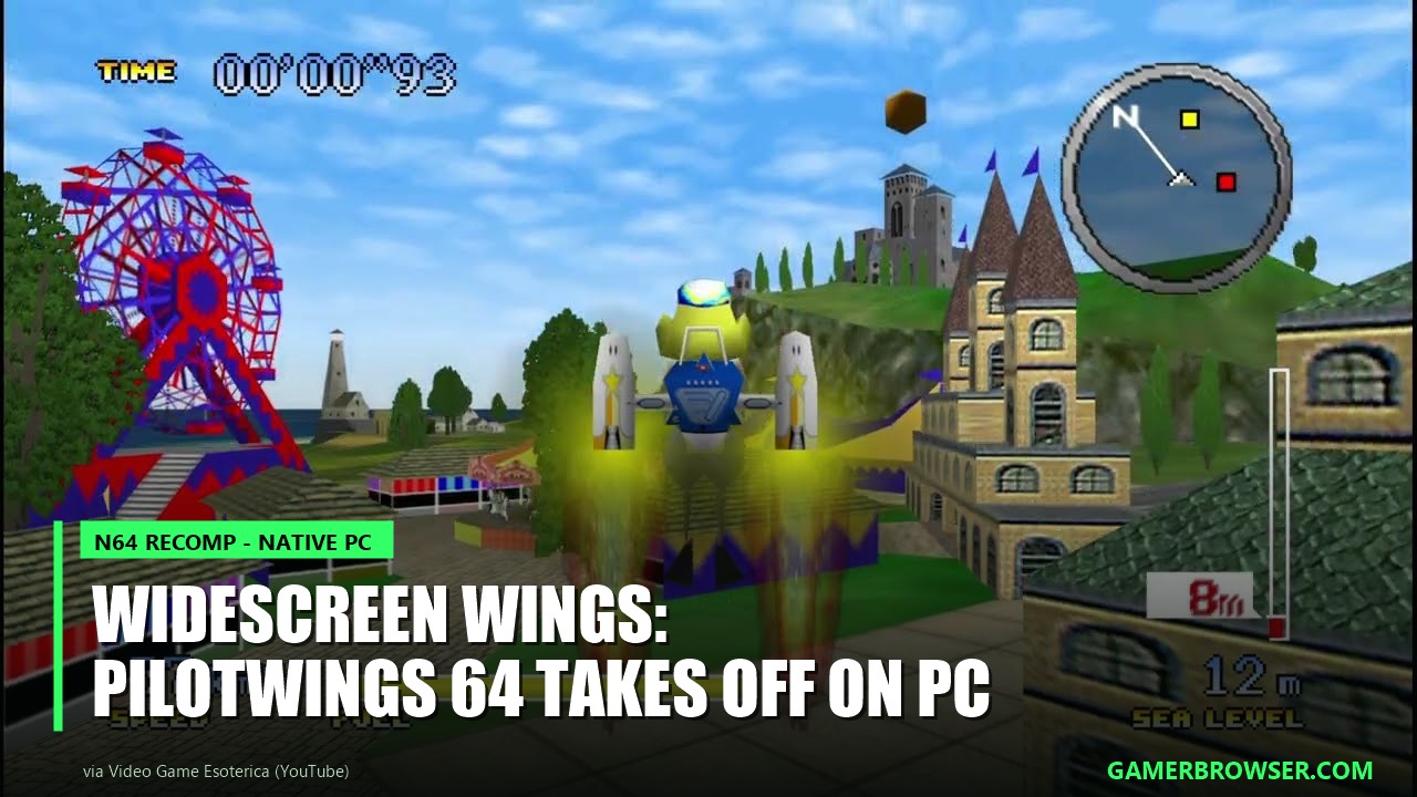 Pilotwings 64 Recompiled