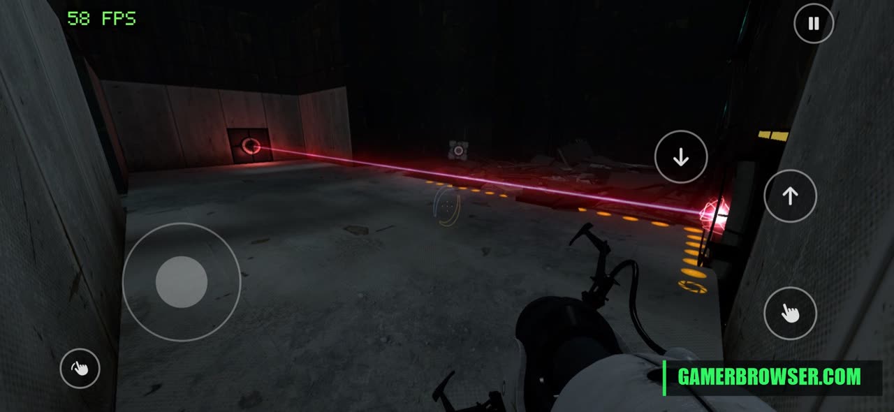 Portal 2 statically recompiled to native ARM64: playable on Mac and iPhone, portals fired by tapping the phone