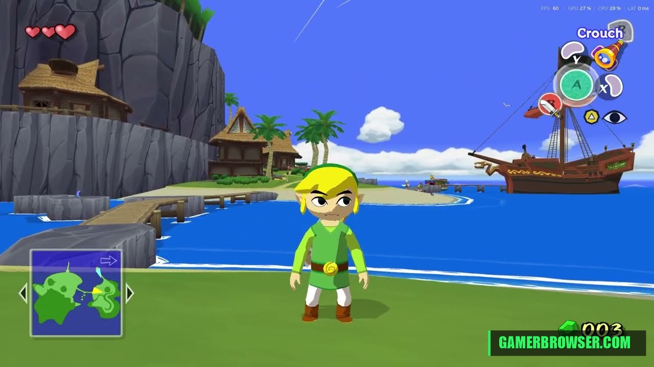 SwitchWaker: The Wind Waker (GameCube) runs natively on a modded Switch, v1.0.1