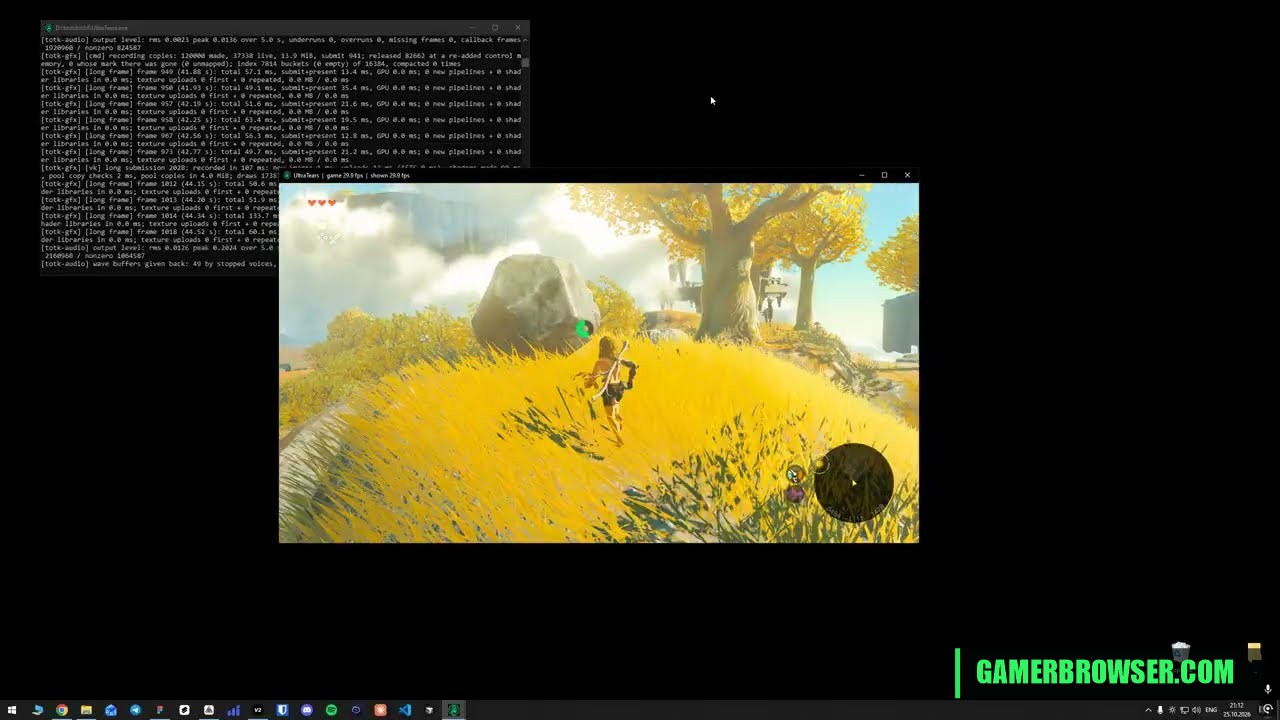 UltraTears: Zelda: Tears of the Kingdom statically recompiled into a native Windows program