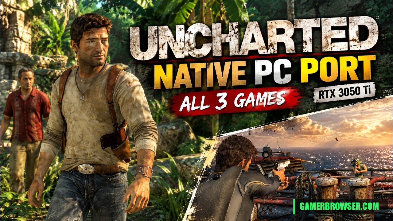 A second native PC port of Uncharted: The Nathan Drake Collection lands, from BilalReloaded