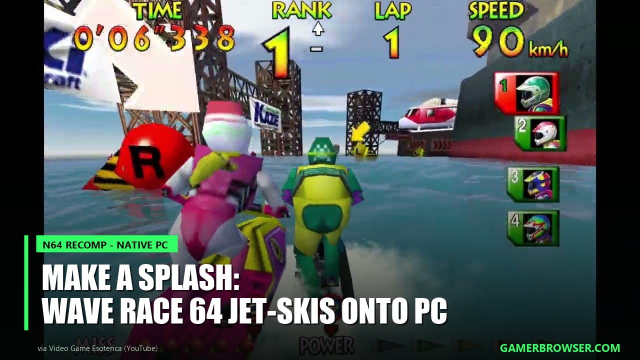 Wave Race 64: Recompiled hits PC