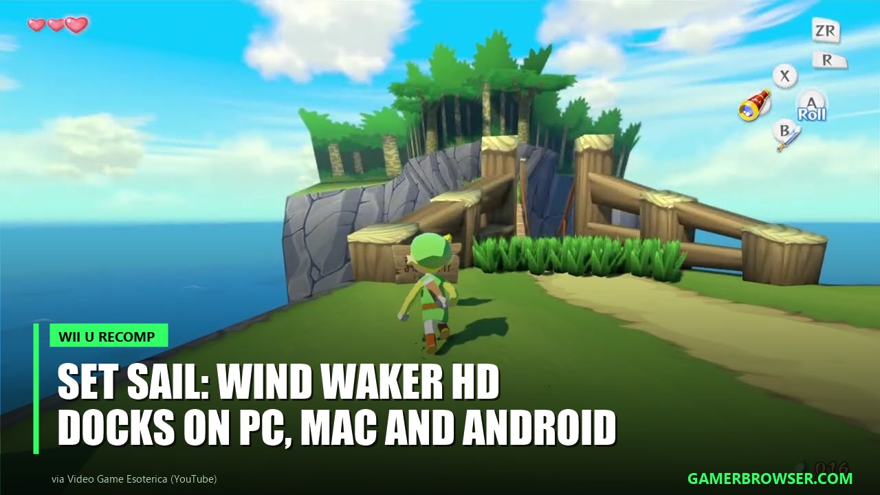 Wind Waker HD Recompiled: the Wii U Zelda goes native